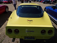 Chevrolet Corvette C3 jaune (de 1968-1982) (prise a Amberieux, France, 2016) (3)